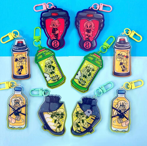 Splatoon charms