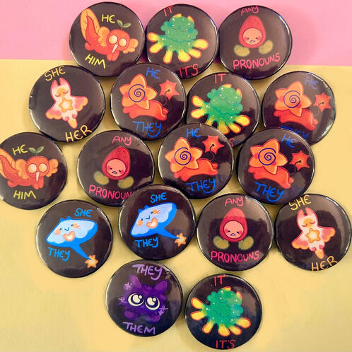 Pronoun Badges