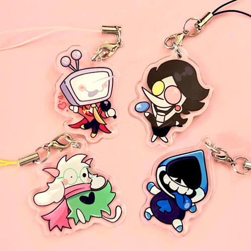 Deltarune phone charms